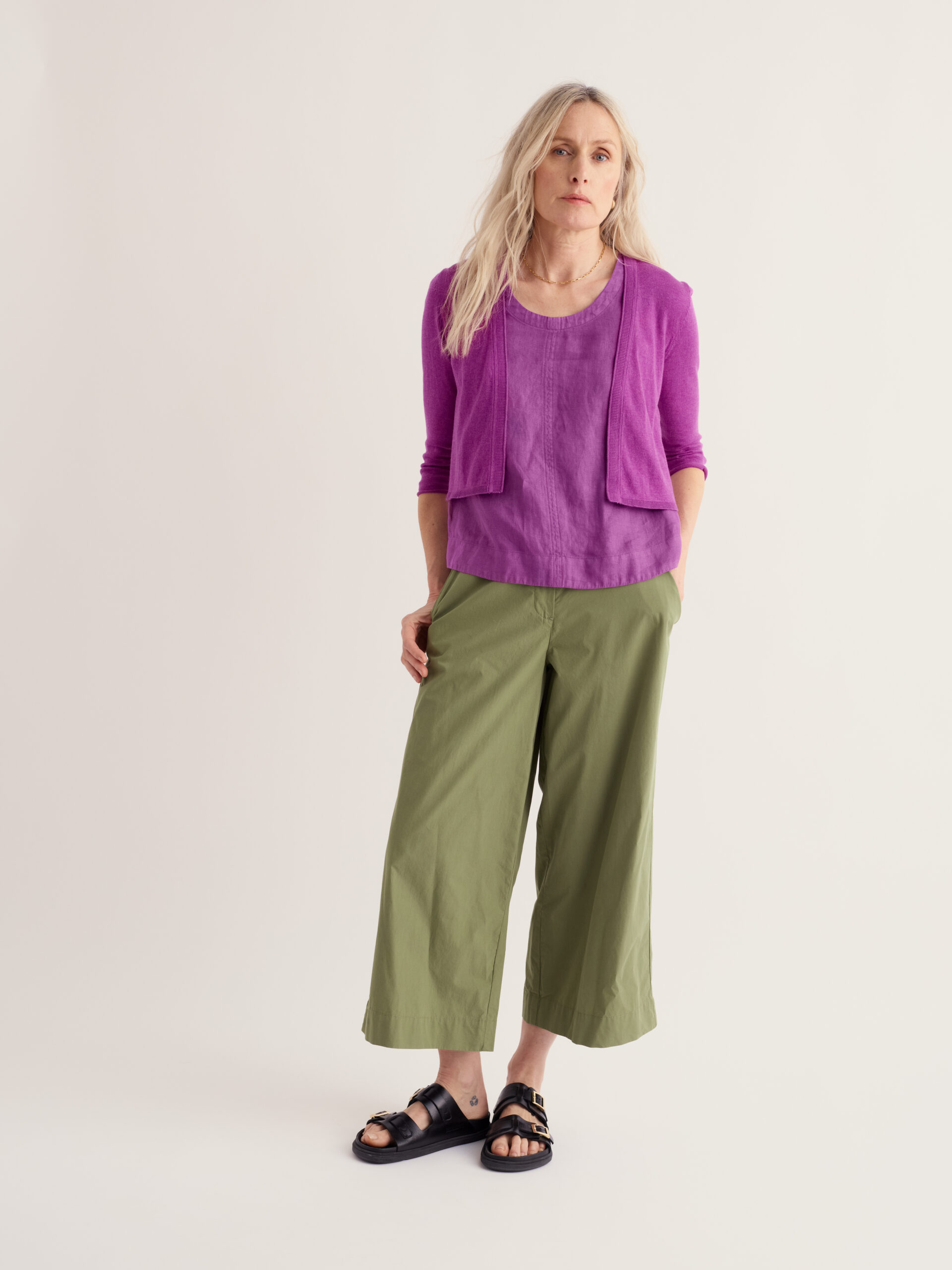 Vanessa Cardigan Wild Orchi – Bild 2