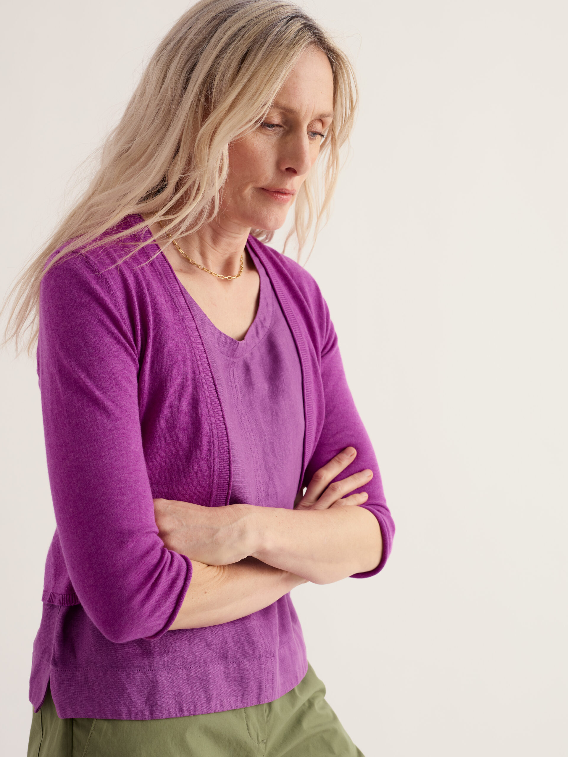 Vanessa Cardigan Wild Orchi – Bild 3