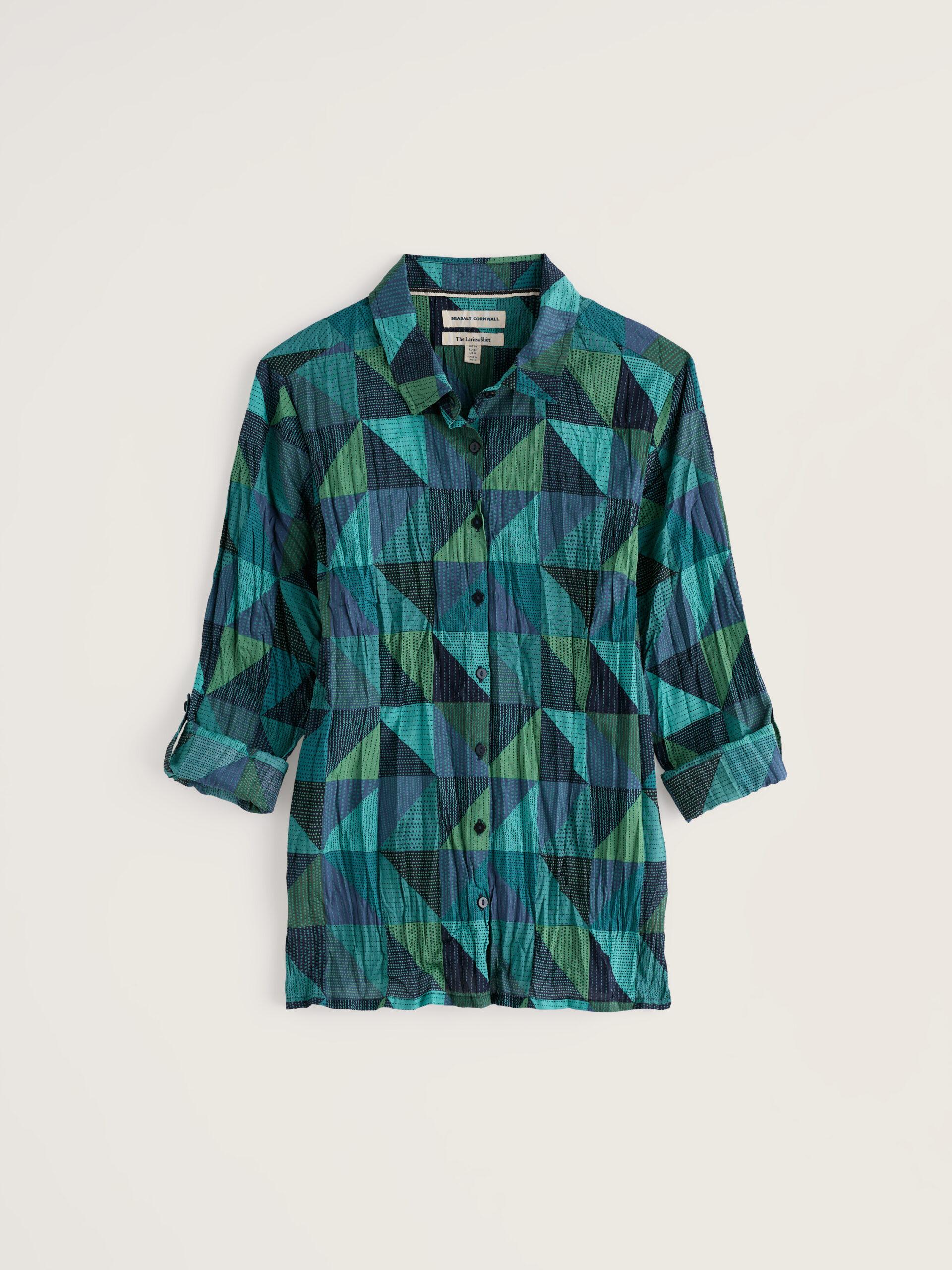 Larissa Shirt Blanket Geo Estuary – Bild 2