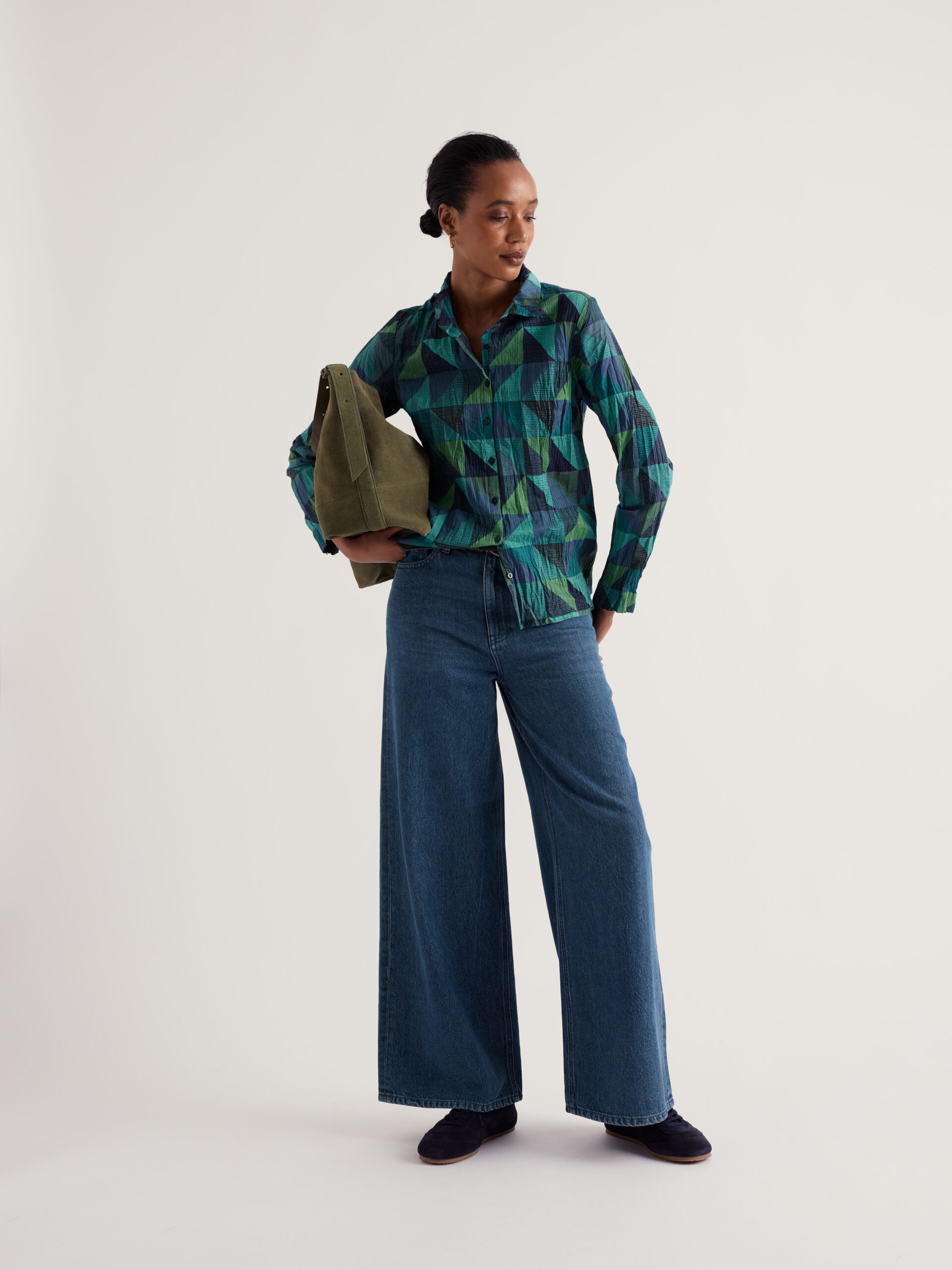 Larissa Shirt Blanket Geo Estuary – Bild 3
