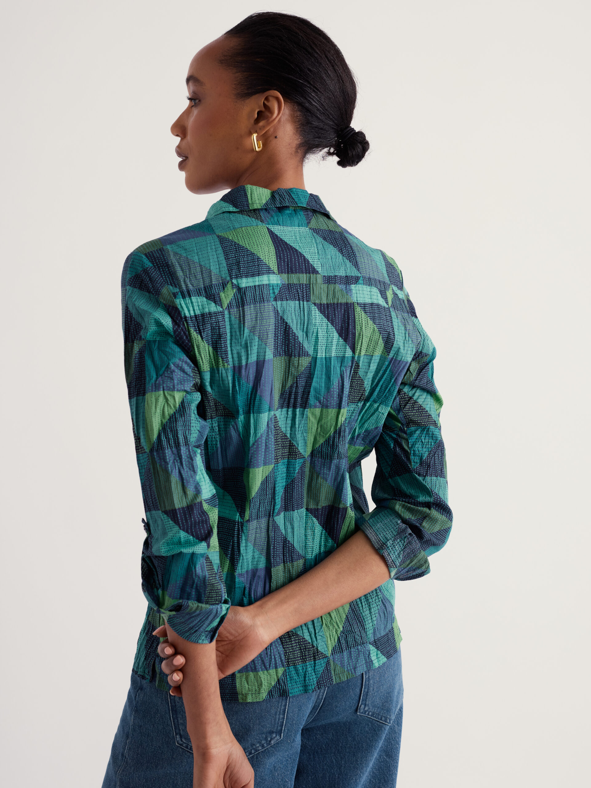 Larissa Shirt Blanket Geo Estuary – Bild 4
