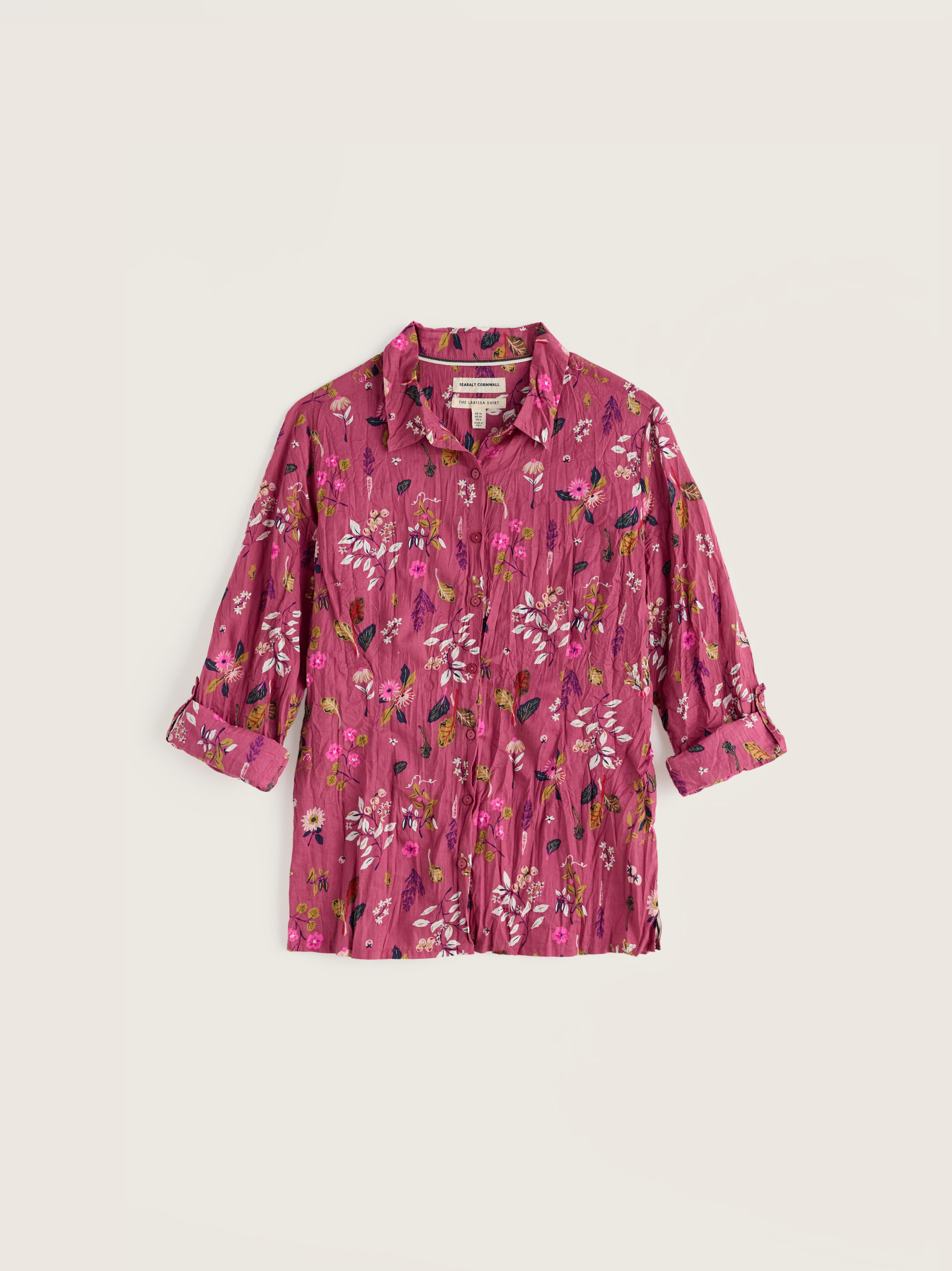 Larissa Shirt Flora Study Rosa – Bild 2
