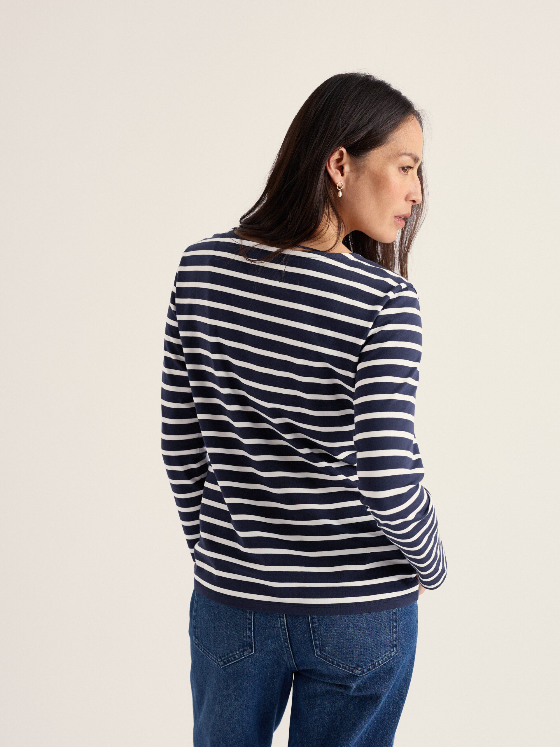 Sailor Shirt Breton Maritime Chalk – Bild 4