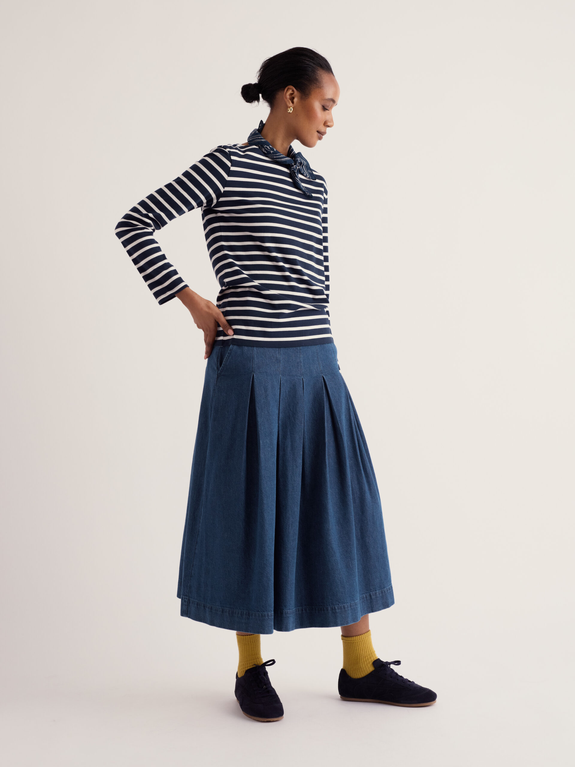 Sailor Shirt Breton Maritime Chalk – Bild 6