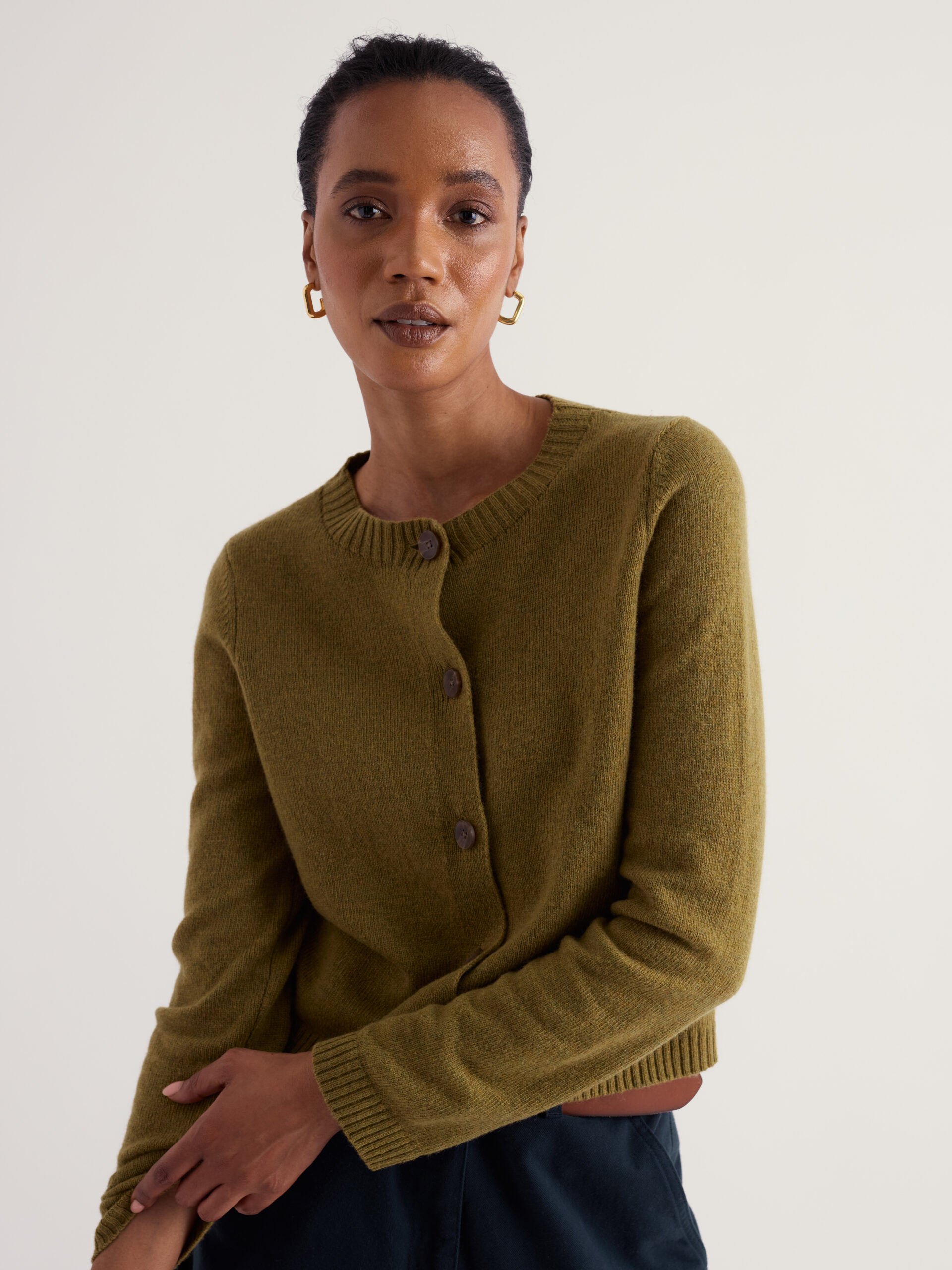 Tern Tide Cardigan Fern Moss