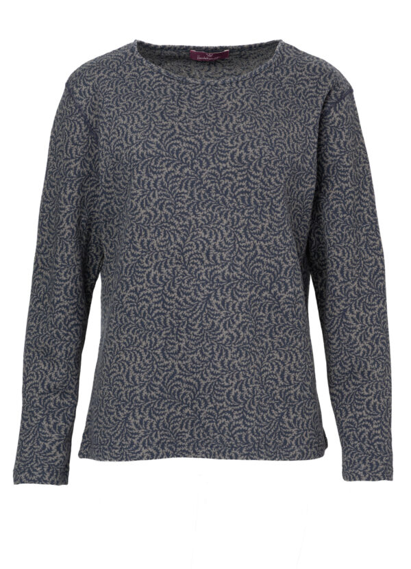 Langarmshirt Edda marine