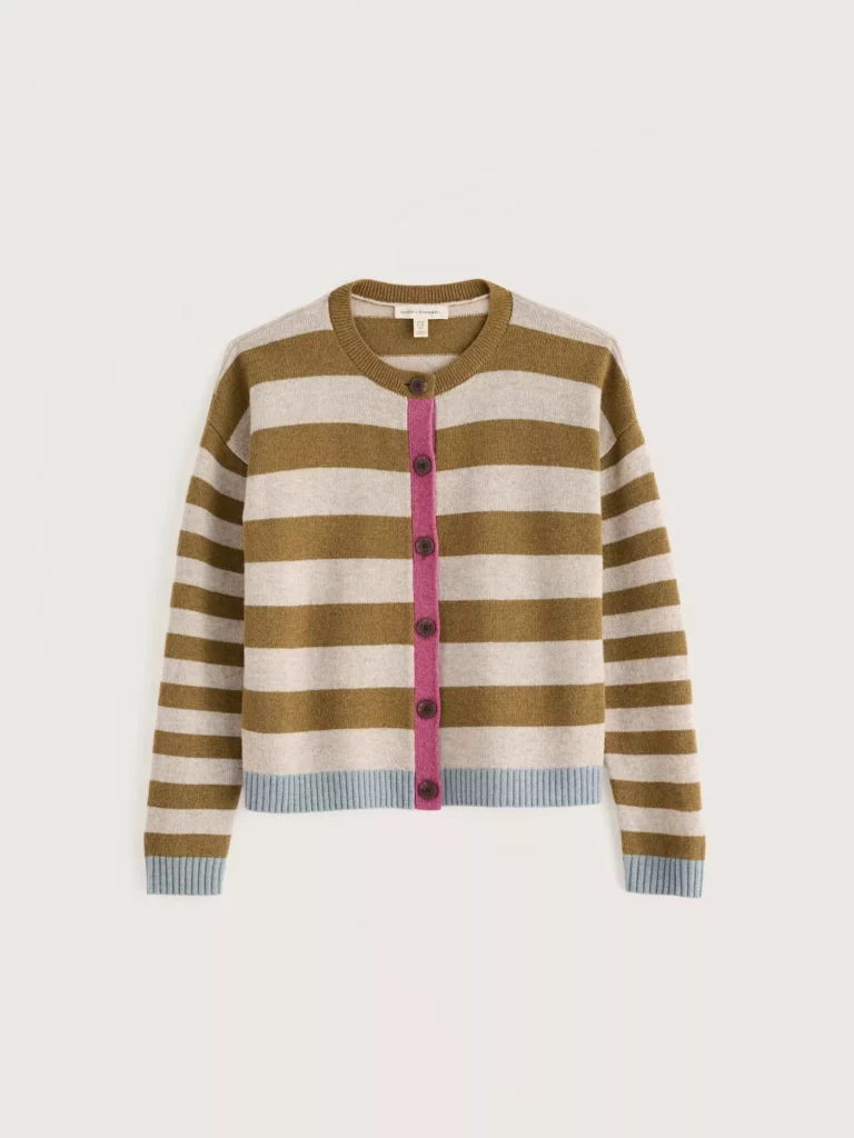 Pinwell Cardigan Bright Shape Fern Moss – Bild 2