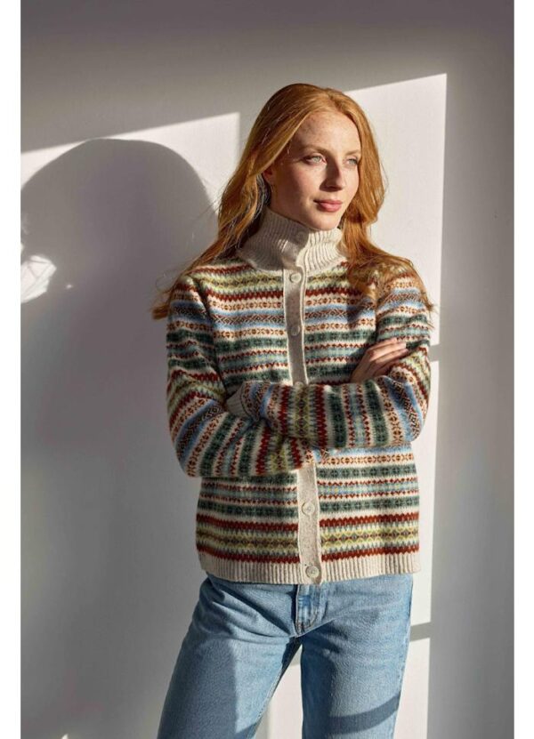 Strickjacke Faulkner light oat