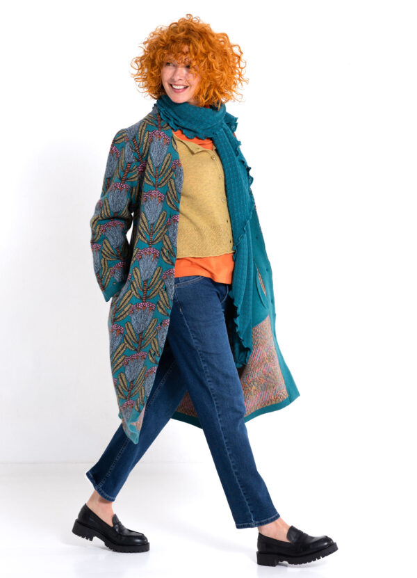 Strickmantel Solveig bunt