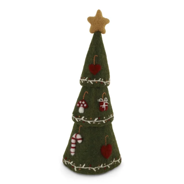 Weihnachtsbaum grün dreiteilig