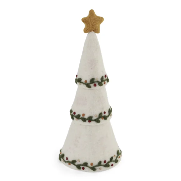 Weihnachtsbaum weiß dreiteilig