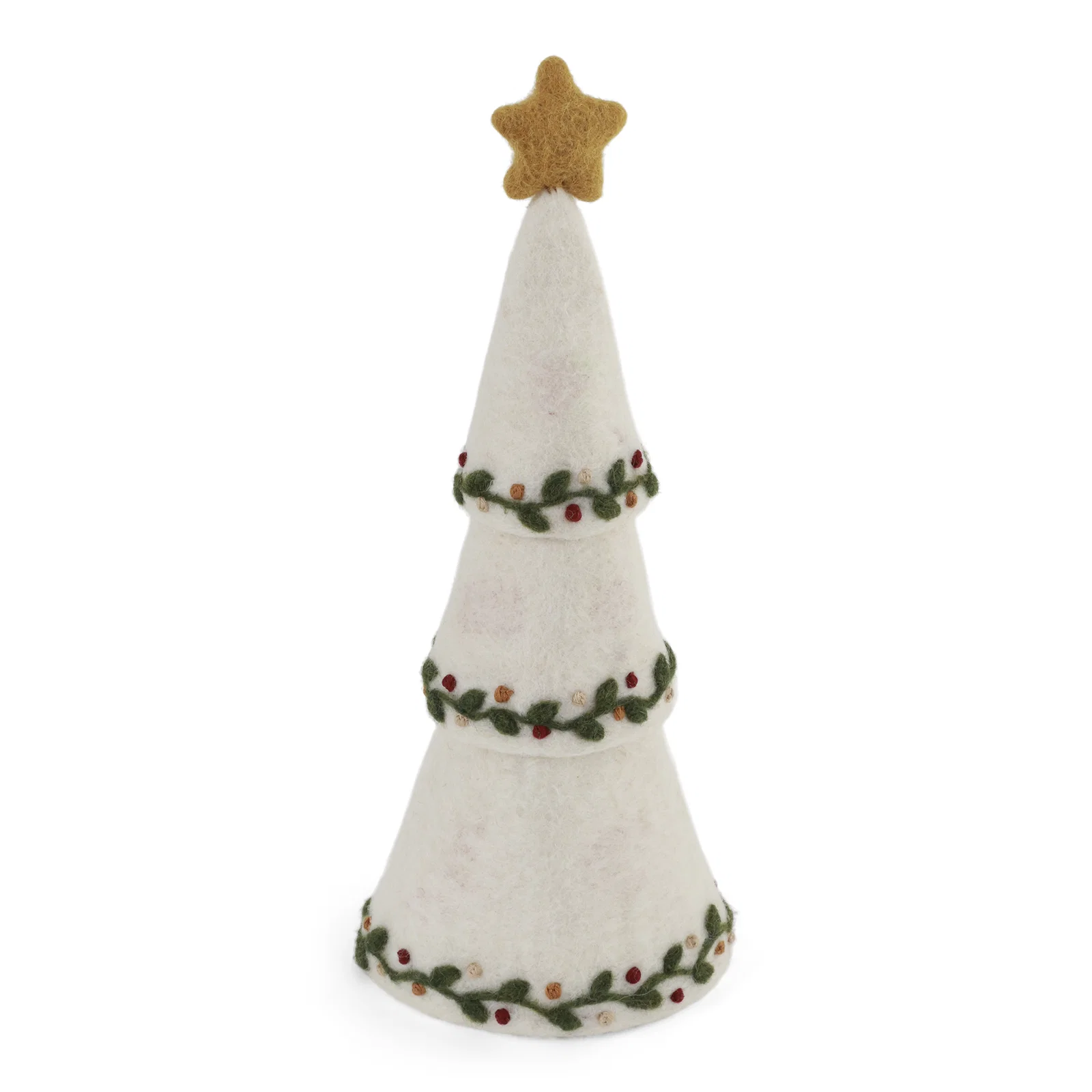 Weihnachtsbaum weiß dreiteilig