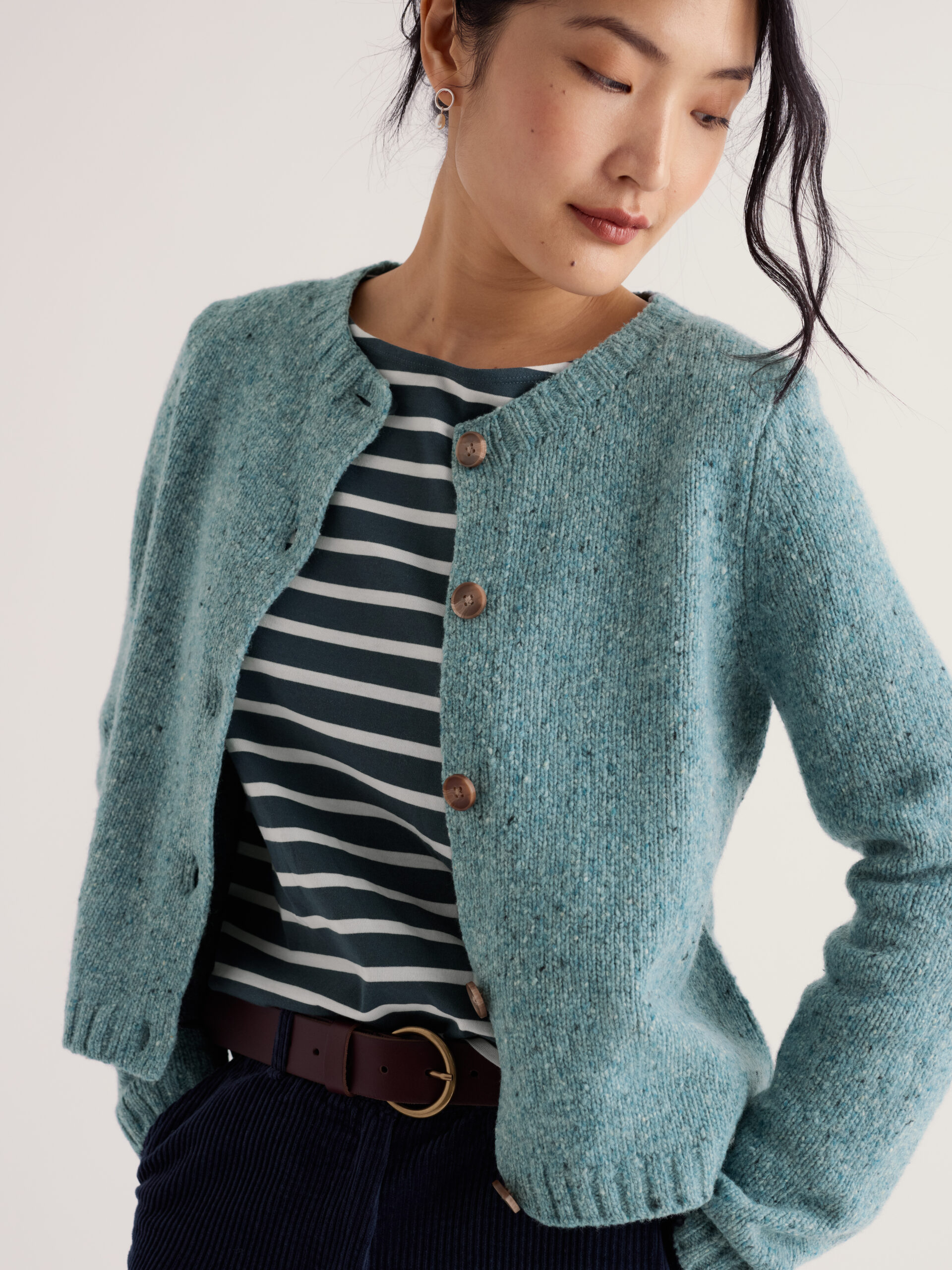 Dawson Pick Cardigan Merino - Lichen – Bild 5