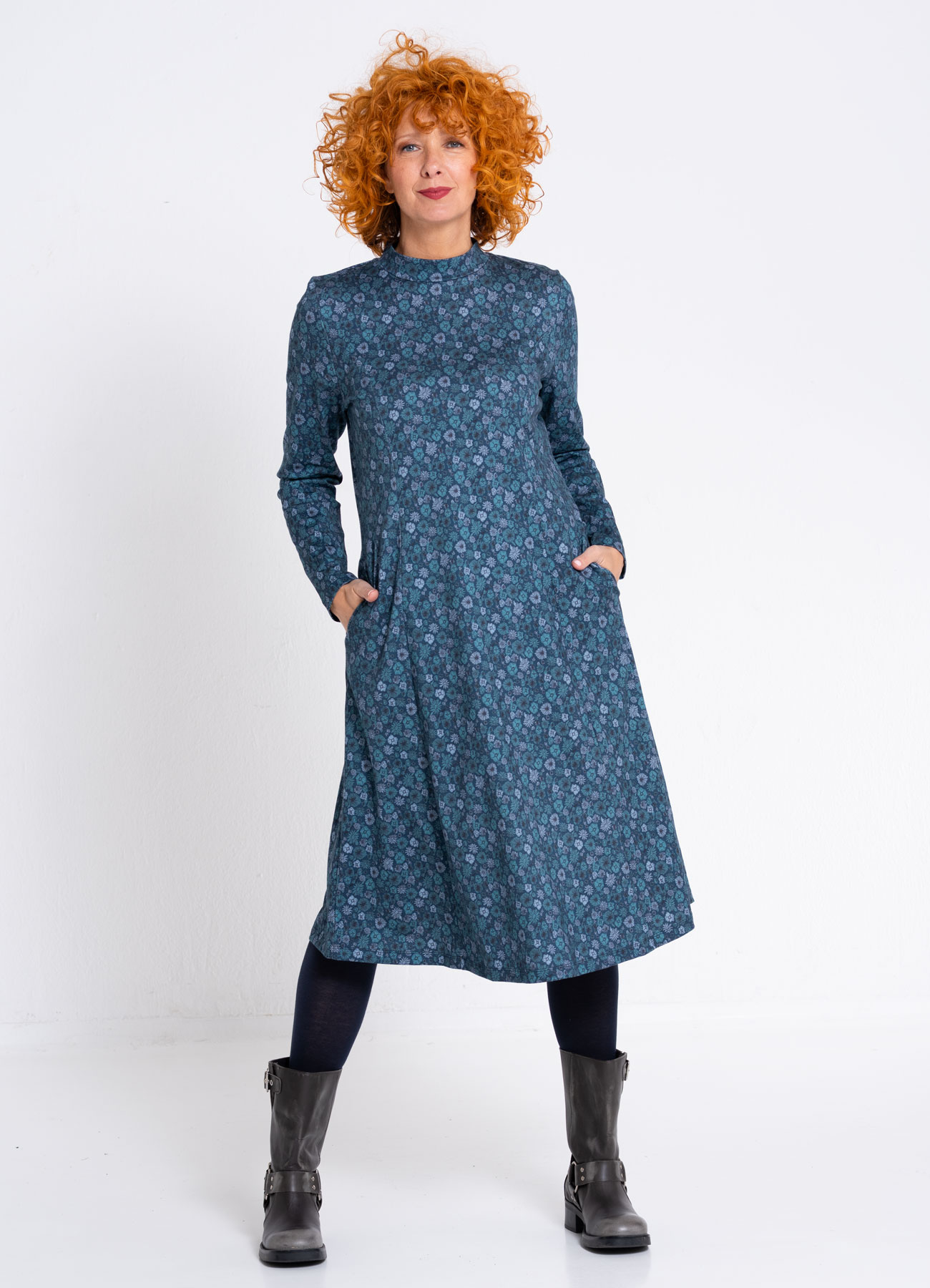 Kleid Clara graublau