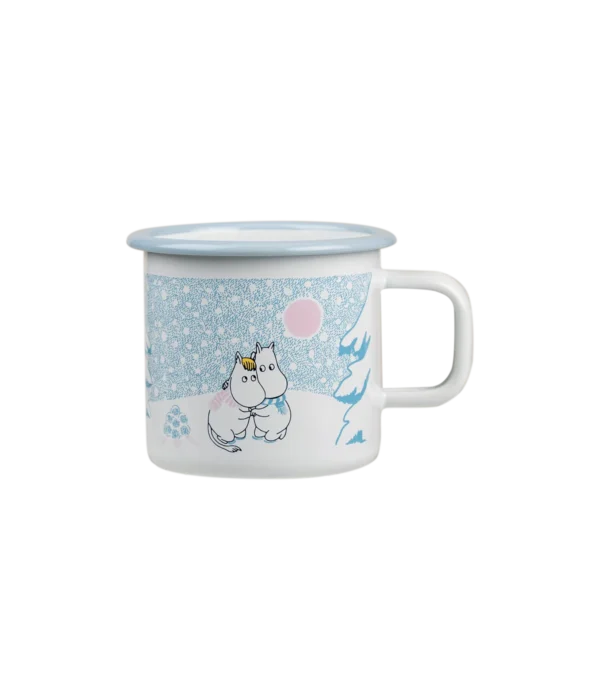 Moomin Emaille Becher Let it Snow 3,7dl