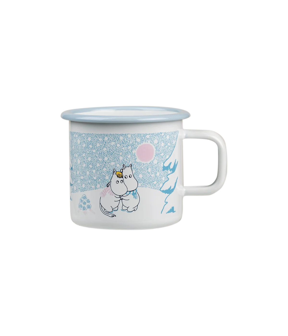 Moomin Emaille Becher Let it Snow 3,7dl