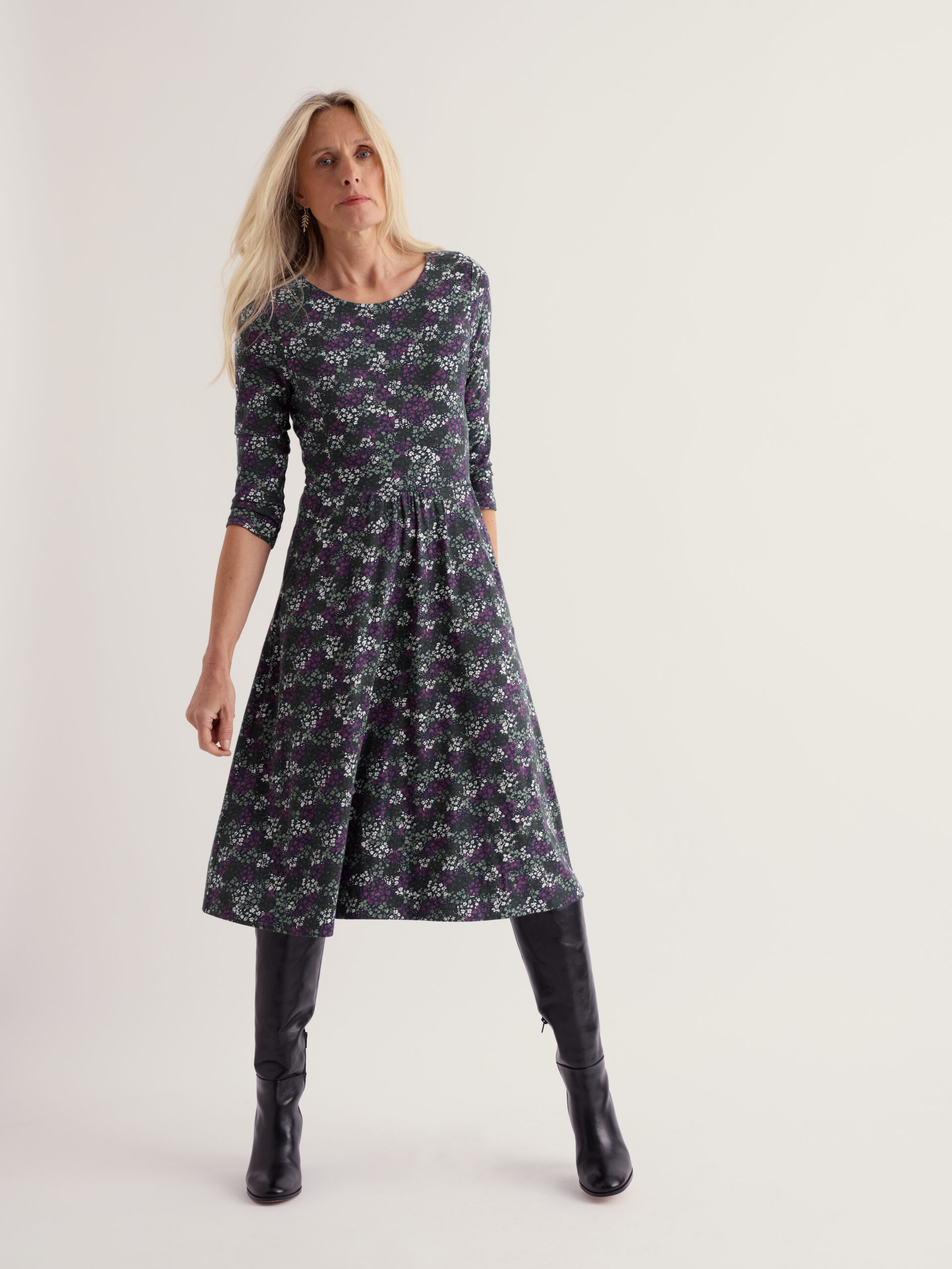 April Dress Specklet Ditsy Mix