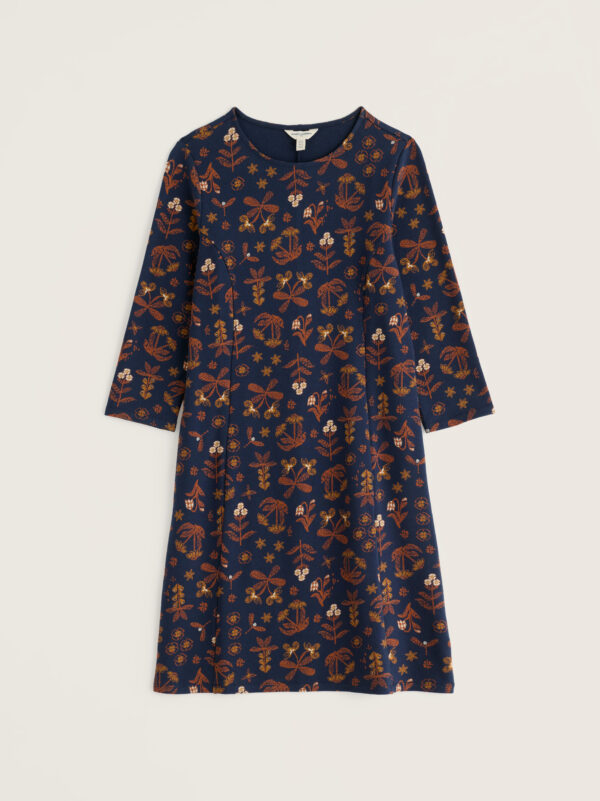 Cornish Oak Dress Tapestry Flowers Maritime