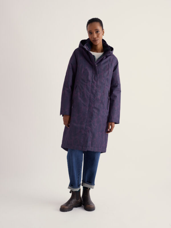 Janelle Coat Birch Forrest Loganberry