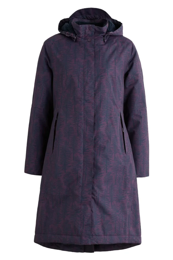 Janelle Coat Birch Forrest Loganberry