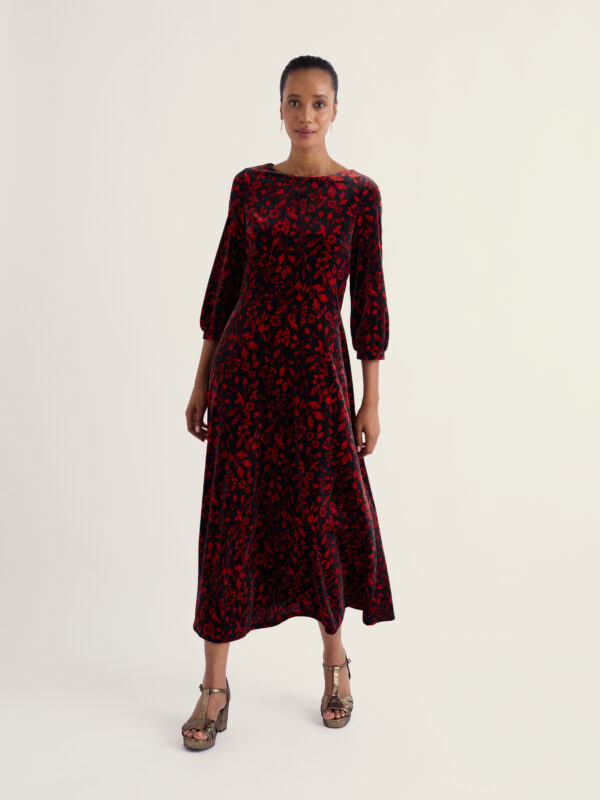 Oak Cottage Dress Winter Botanical Inkwell
