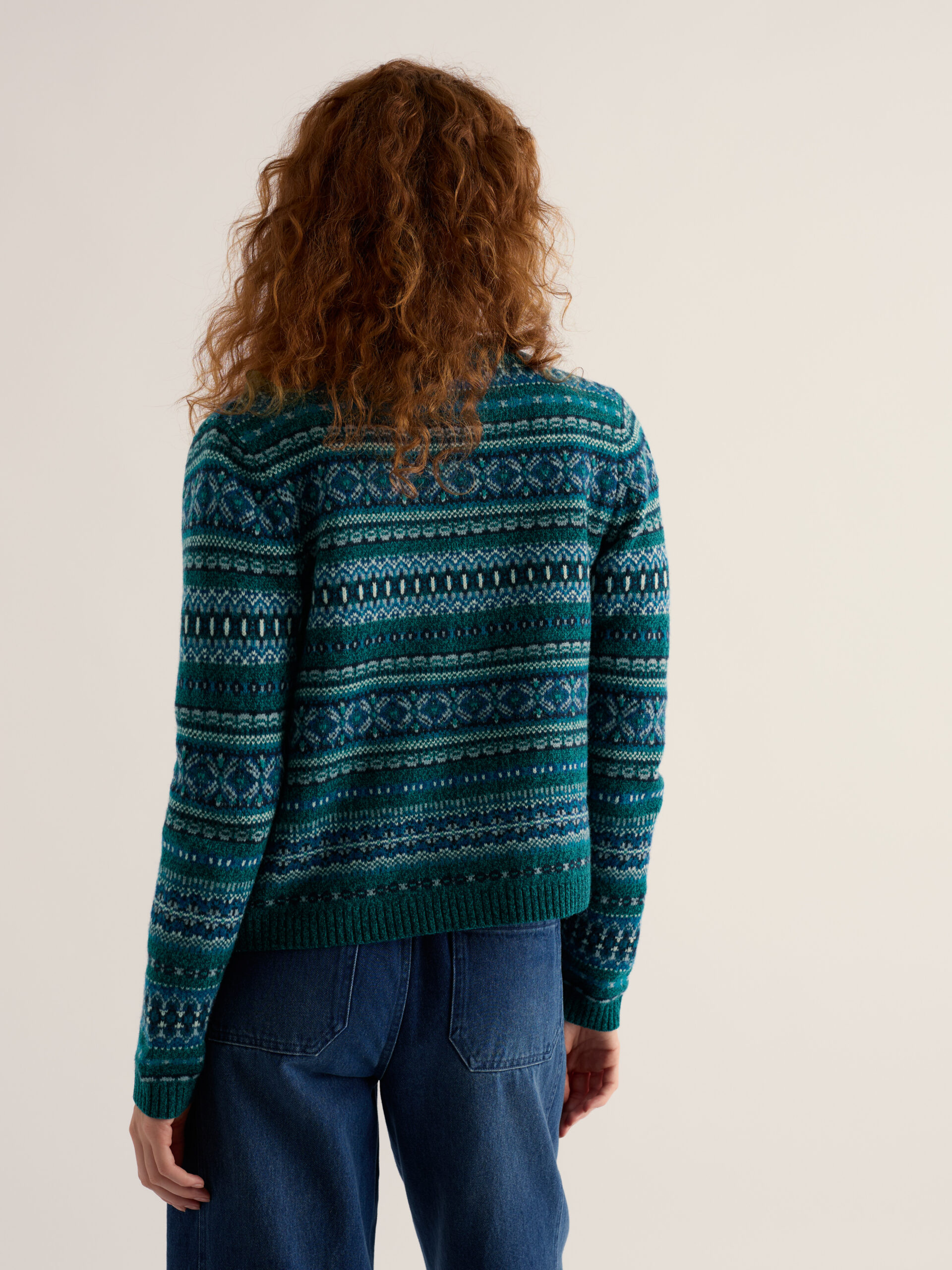 Percella Cove Cardigan Larkspur Loch Multi – Bild 3