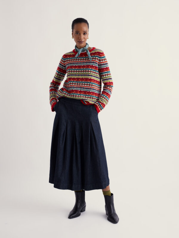 Percella Cove Jumper Scillia Vermillion Mix
