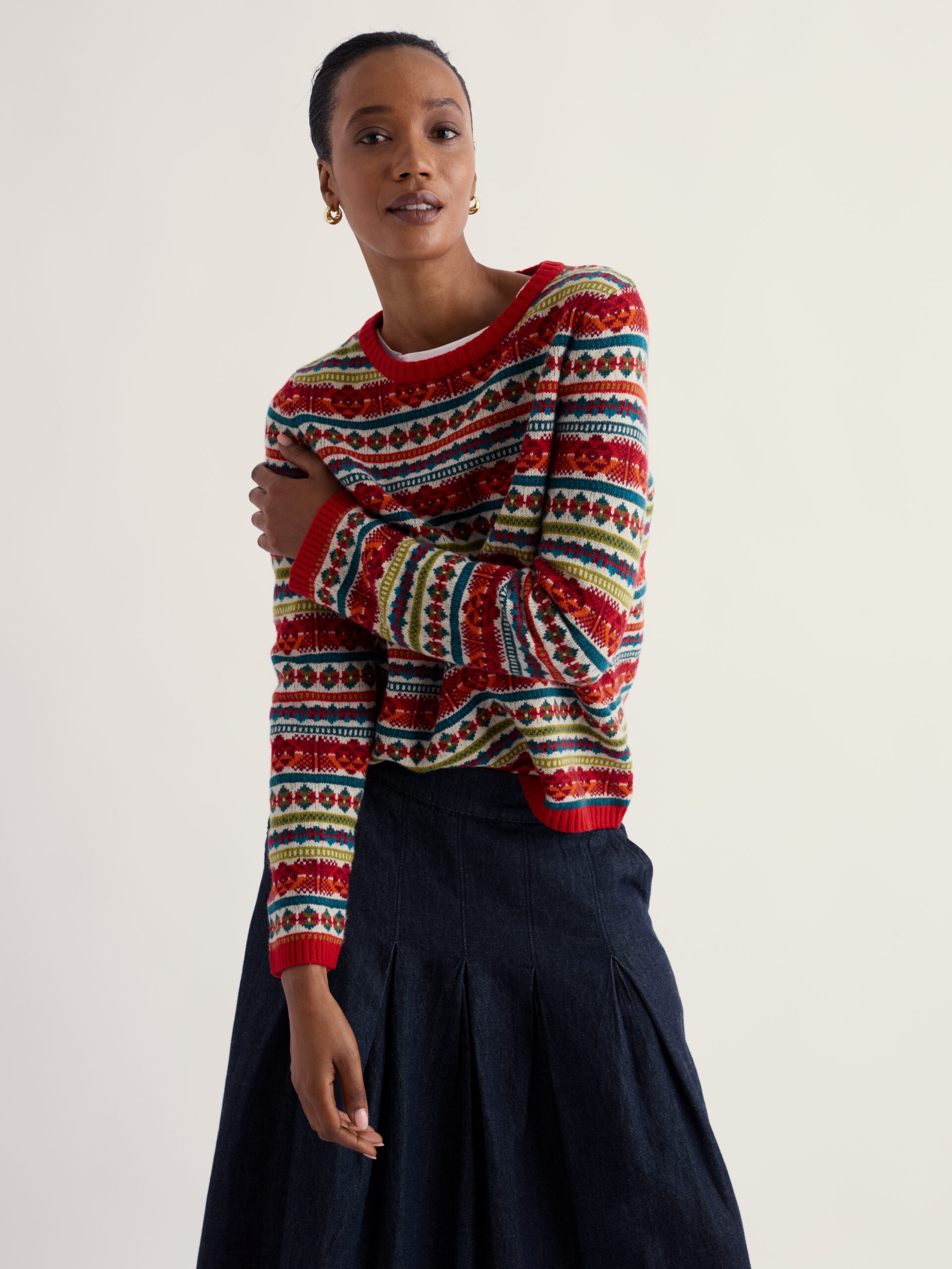 Percella Cove Jumper Scillia Vermillion Mix – Bild 4